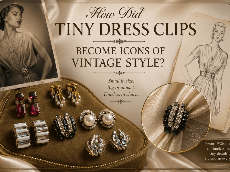 How Did Tiny Dress Clips Become Icons of Vintage Style?