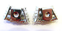 Sarah Coventry Vintage 1950s Vintage Pearl and Rhinestone Shoe Clips