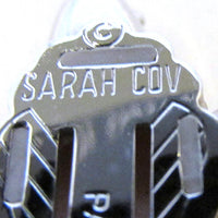 Vintage 1960s Sarah Coventry’s Iconic Blue Lagoon Pin and Earrings Set - Signature - Thumbnail