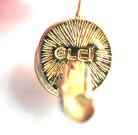 1980s Liz Claiborne Vintage Designer Pearl Cabochon Button Earrings - Mark - Thumbnail