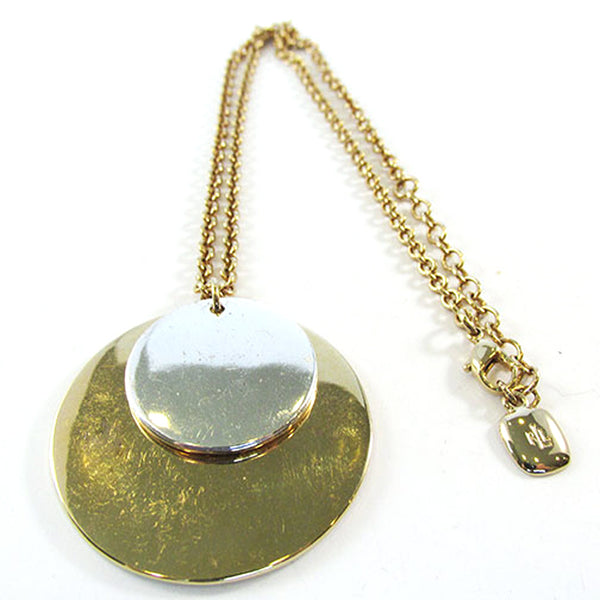 Ralph Lauren Vintage 1990s Contemporary Style Minimalist Pendant - Front
