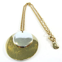 Ralph Lauren Vintage 1990s Contemporary Style Minimalist Pendant - Front - Thumbnail