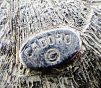 Vintage 1950s Cadoro Gripoix Rhinestone Maltese Cross Pin/Pendant - Signature - Thumbnail