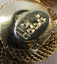 Hobe Vintage 1950s Three-Dimensional Gold Floral Bouquet Pin - Signature - Thumbnail