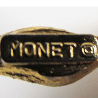 Vintage Monet 1950s Mid-Century Adorable Gold Figural Rabbit Pin - Signature - Thumbnail