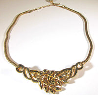 Crown Trifari 1940s Alfred Philippe Floral Necklace (Book Piece) - Back - Thumbnail