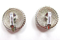 Signed Sarah Coventry 1960s Vintage Diamante and Pearl Earrings