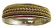 Timeless Vintage 1960s Mid-Century Gold-Toned Braided Cuff Bracelet