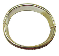 Timeless Vintage 1960s Mid-Century Gold-Toned Braided Cuff Bracelet - Inner Circumference - Thumbnail