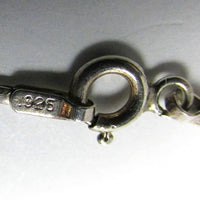 Vintage 1960s Artisan Contemporary Style Sterling Gemstone Pendant