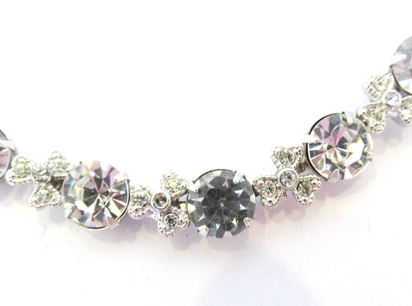 1950s Vintage Signed Eisenberg Ice Stunning Diamante Bracelet - Close Up