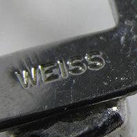 Weiss 1950s Clear Rhinestone Necklace, Earrings, and Bracelet Set - Signature - Thumbnail