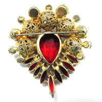 DeLizza and Elster Vintage Juliana Magnificent Diamante Set - Pin Back - Thumbnail
