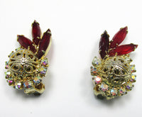 DeLizza and Elster Vintage Juliana Magnificent Diamante Set - Earring Fronts - Thumbnail