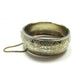 Signed Coro Pegasus Vintage 1950s Engraved Floral Gold Cuff Bracelet