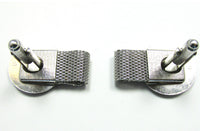 Handsome Signed Hickok 1960s Mid-Century Silver Cufflinks - Back - Thumbnail