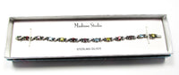 Madison Studio 1990s Vintage Gemstone and Sterling Tennis Bracelet - Thumbnail