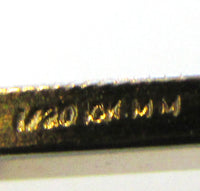Signed 1940s Vintage Classic Mid-Century Engraved Gold Filled Cross - Mark - Thumbnail