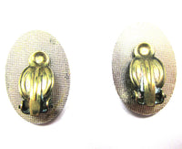 Signed Made in W. Germany Vintage Engraved Bracelet and Earrings - Earring Backs - Thumbnail