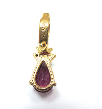 Roman Signed 1970s Diamante Enhancer and Pearl Necklace - Enhancer Back - Thumbnail