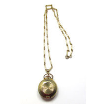 Signed 1960s Sarah Coventry Stunning Cameo Locket Pendant - Back - Thumbnail