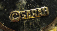 Signed 1960s Sarah Coventry Stunning Cameo Locket Pendant - Signature - Thumbnail