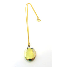 1960s Vintage Dainty Engraved Mid-Century Gold Floral Locket