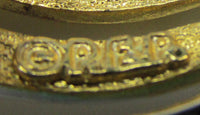 PEP (Erwin Pearl) Vintage 1970s Gold and Silver Pierced Earrings - Signature - Thumbnail