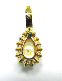 Signed Roman 1970s Designer Pearl Necklace and Enhancer - Enhancer Back - Thumbnail
