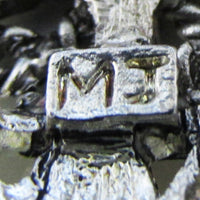 Signed MJ (Marie Jennifer) 1970s Contemporary Style Heart Pendant - Mark - Thumbnail