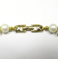 Signed Napier 1980s Elegant Multi-Strand Pearl and Bead Necklace - Closure - Thumbnail