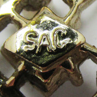 Sarah Coventry Vintage 1960s Designer Pearl and Diamante Pin/Pendant - Signature - Thumbnail