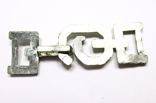 1930s Eye-Catching Art Deco Style Sparkling Diamante Belt Buckle - Back