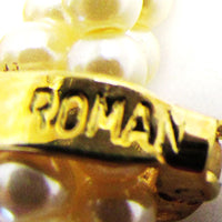 Roman Vintage 1970s Contemporary Style Pearl Necklace and Enhancer - Signature - Thumbnail