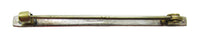 Antique 1920s Sterling Silver and Sparkling Clear Rhinestone Bar Pin