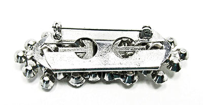 1930s Vintage Art Deco Geometric Clear Rhinestone Duette – alternate