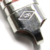 Vintage 1980s Contemporary Style Sterling Silver and Pink Bracelet - Mark - Thumbnail