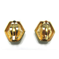 Swarovski Vintage 1970s Eye-Catching Contemporary Style Earrings - Back - Thumbnail