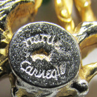 Signed Vintage 1950s Hattie Carnegie Avant-Garde Mid-Century Pin - Signature - Thumbnail