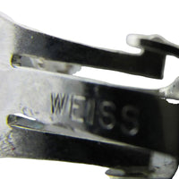 Weiss Vintage 1950s Clear Rhinestone Chandelier Clip-On Earrings - Signature - Thumbnail