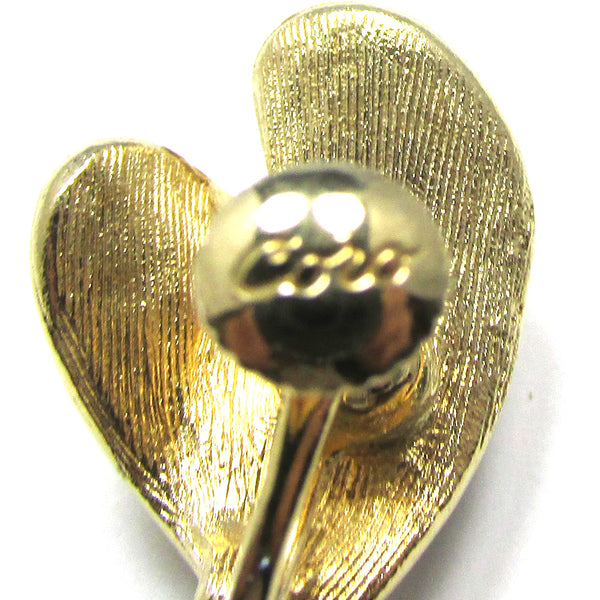 Signed Coro 1960s Vintage Contemporary Style Collectible Earrings - Signature