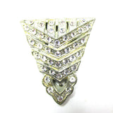 Lovely Signed WMCA 1930s Vintage Diamante Versatile Dress Clip - Front