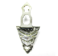 Lovely Signed WMCA 1930s Vintage Diamante Versatile Dress Clip - Back - Thumbnail