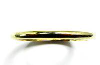 Vintage 1980s Contemporary Style Champagne-Colored Rhinestone Bracelet - Back - Thumbnail