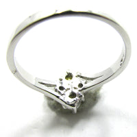Vintage 1980s Contemporary Style Cubic Zirconia Fashion Ring
