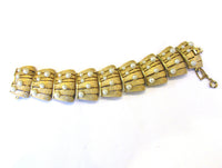 Puccini Vintage 1960s Designer Pearl Bracelet and Earrings Set - Bracelet - Thumbnail