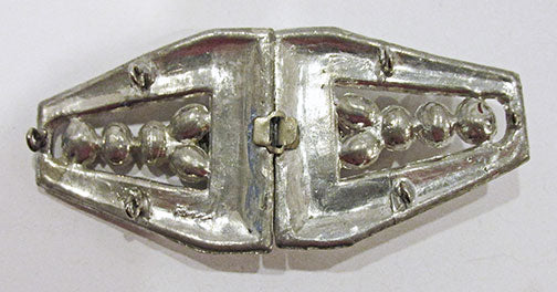 Vintage 1930s Retro Extraordinary Rare Art Deco Rhinestone Belt Buckle