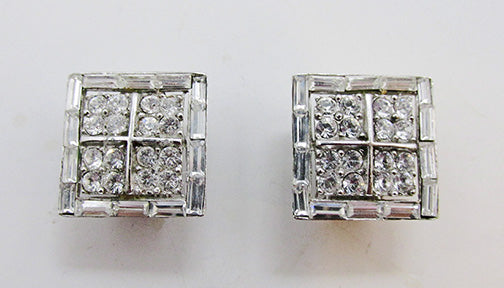 Pell Vintage Mid Century 1950s Desirable Geometric Earrings