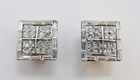 Pell Vintage Mid Century 1950s Desirable Geometric Earrings - Thumbnail