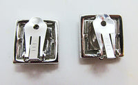 Pell Vintage Mid Century 1950s Desirable Geometric Earrings - Thumbnail